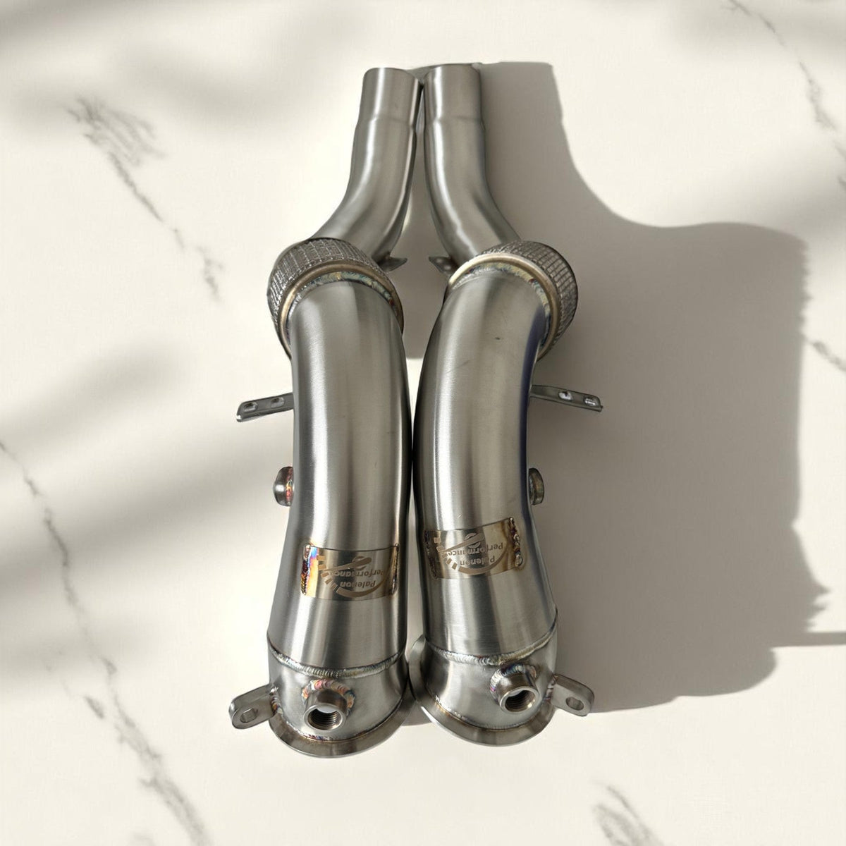 BMW N63R & N63B Catless Race Downpipes - M550i, 750i, M850i, X5, X6, X7 | Palenon Performance