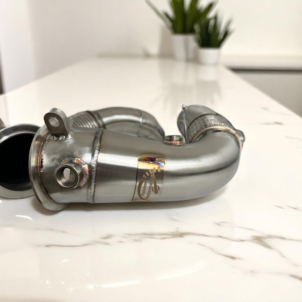 BMW N63R & N63B Catless Race Downpipes - M550i, 750i, M850i, X5, X6, X7 | Palenon Performance