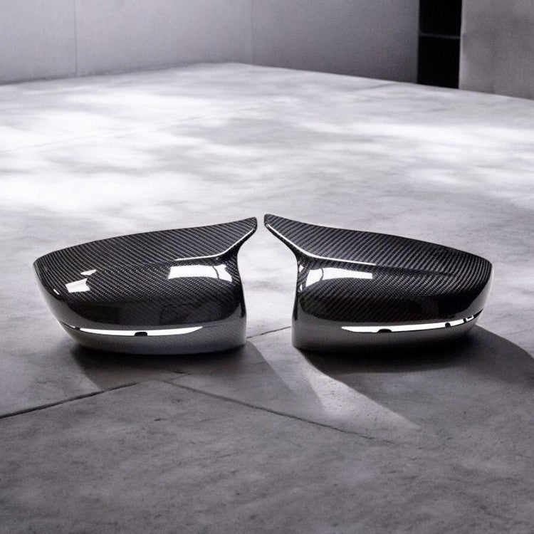 M Style Carbon Fiber Mirror Caps - BMW G20/ G22/ G30/ G14/ G15 | Palenon Performance