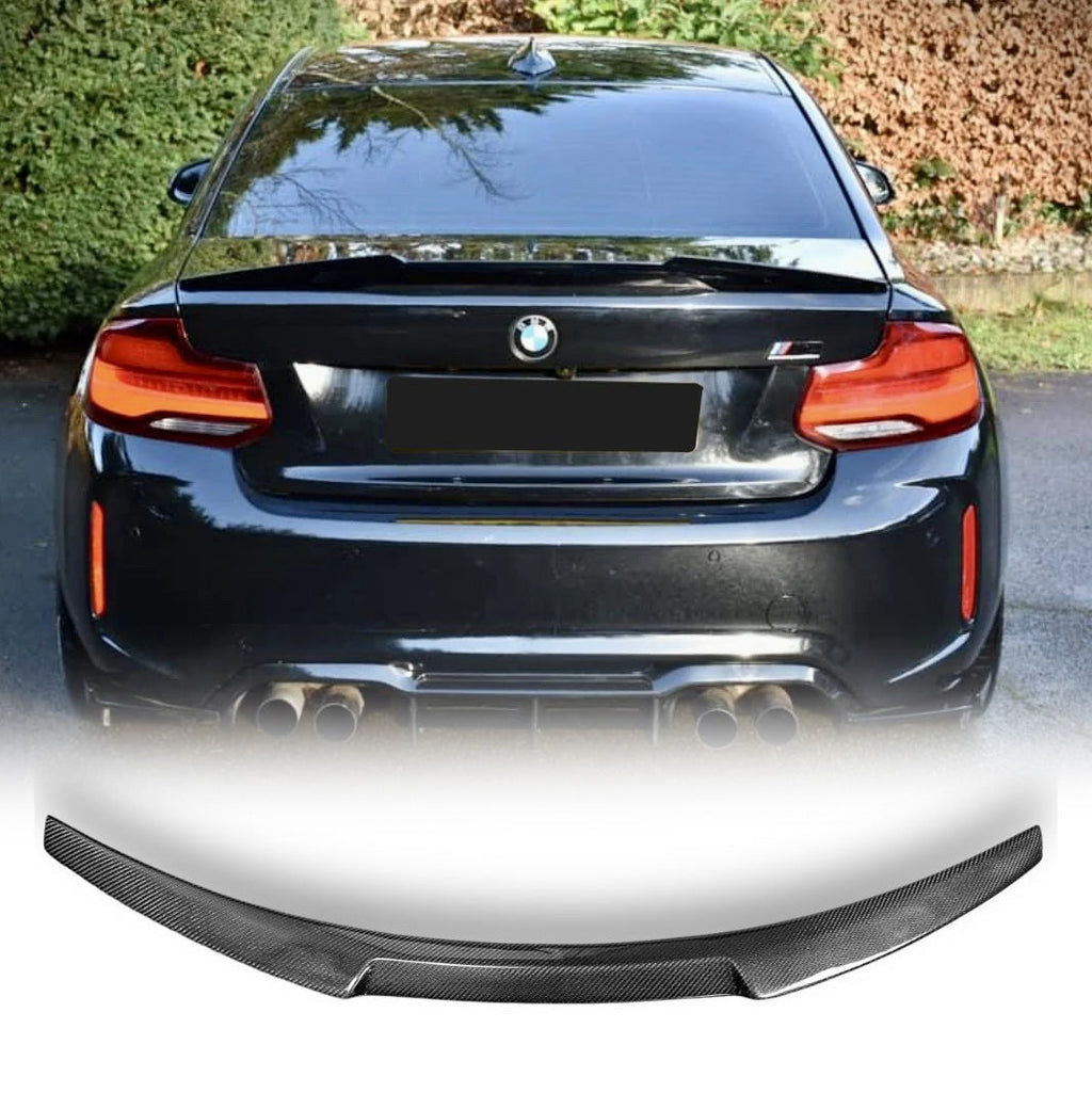 BMW F87 M2 & F22 V Style Trunk Spoiler - Carbon Fiber