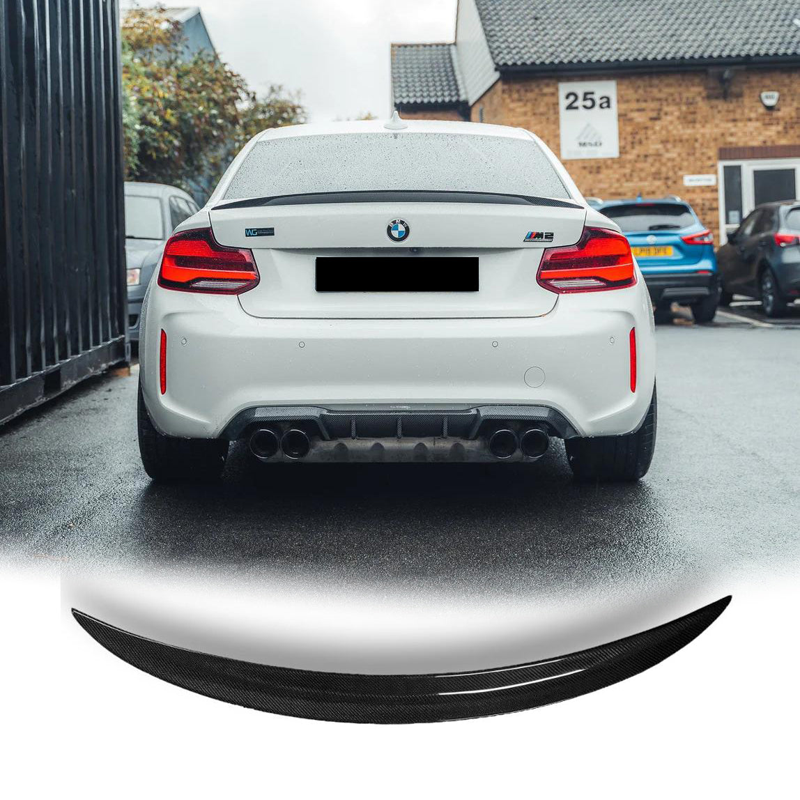 Carbon Fiber BMW F87 M2 & F22 MP Style Trunk Spoiler